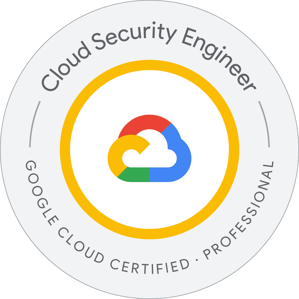 Professional Cloud Security Engineer Certification Badge