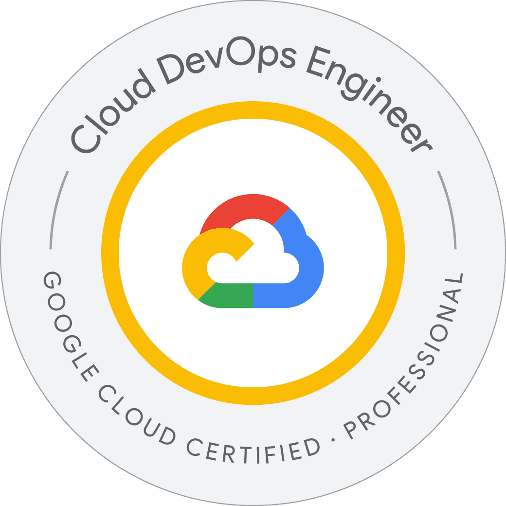Professional Cloud DevOps Engineer Certification Badge